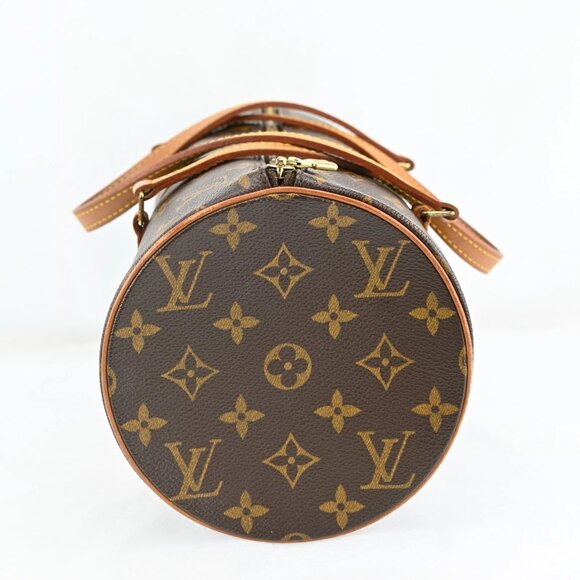 Authentic Louis Vuitton Monogram Papillon 30 Leather Brown Handbag bsj746-110825 - Picture 9 of 16